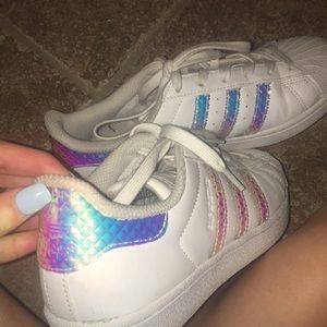 Adidas holographic super star